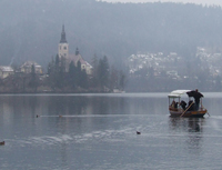 isolotto di Bled e pletna